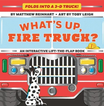 Паперова книга «What's Up, Fire Truck? (A Pop Magic Book)» - фото №1 - мініатюра