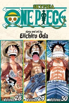 Бумажная книга «One Piece. 3-in-1 Edition. Volume 10», автор Эйитиро Ода - фото №1 - миниатюра