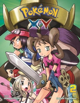 Бумажная книга «Pokemon X•Y.  Volume 2», автор Хидэнори Кусака - фото №1 - миниатюра