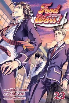 Бумажная книга «Food Wars! Shokugeki no Soma. Volume 23», авторов Юто Цукуда, Юки Морисаки - фото №1 - миниатюра