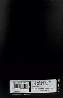 Бумажная книга «NIV Holy Bible. Anglicised Black Gift and Award», автор New International Version - фото №2 - миниатюра