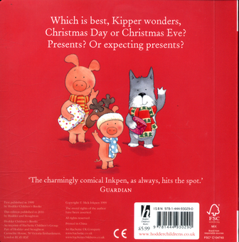 Паперова книга «Kipper. Kipper's Christmas Eve», автор Мік Інкпен - фото №2 - мініатюра