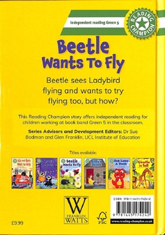 Паперова книга «Beetle Wants to Fly. Reading Champion», автор Джекі Волтер - фото №2 - мініатюра
