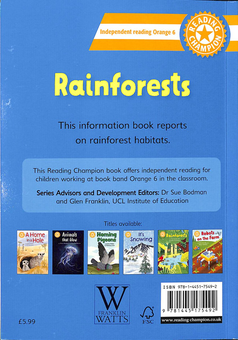 Бумажная книга «Rainforests», автор Сью Грейвс - фото №2 - миниатюра