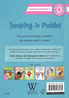 Паперова книга «Reading Champion: Jumping in Puddles», автор Джекі Волтер - фото №2 - мініатюра