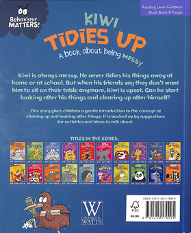 Паперова книга «Kiwi Tidies Up. A book about being messy», автор Сью Грейвз - фото №2 - мініатюра