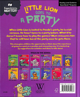 Паперова книга «Experiences Matter. Little Lion Goes to a Party», автор Сью Грейвз - фото №2 - мініатюра