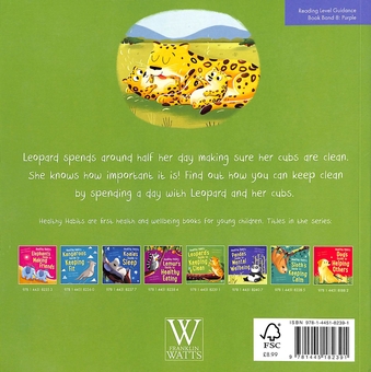 Бумажная книга «Healthy Habits: Leopard's Guide to Keeping Clean», автор Лиза Эдвардс - фото №2 - миниатюра