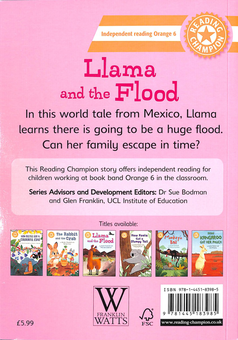 Бумажная книга «Reading Champion. Llama and the Flood», автор Сара Снэшалл - фото №2 - миниатюра