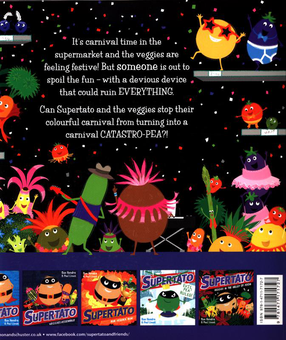 Паперова книга «Supertato Carnival Catastro-Pea!», авторів Сью Хендра, Пол Ліннет - фото №2 - мініатюра