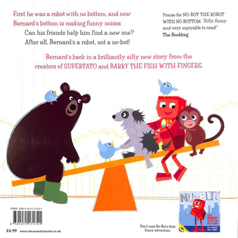 Паперова книга «No-Bot the Robot's New Bottom», автор Сью Хендра - фото №2 - мініатюра