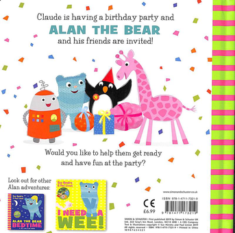 Паперова книга «Alan the Bear Party Time», авторів Сью Хендра, Пол Ліннет - фото №2 - мініатюра