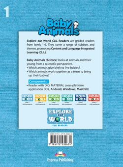Бумажная книга «Baby Animals. Reader (with DigiBooks App.)», авторов Дженни Дули, Вирджиния Эванс - фото №2 - миниатюра