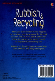 Паперова книга «Rubbish and Recycling», автор Стефанія Тернбул - фото №2 - мініатюра