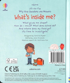 Бумажная книга «Very First Questions and Answers. What's inside me?», автор Кэйти Дэйнс - фото №2 - миниатюра