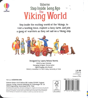 Бумажная книга «Step Inside Long Ago The Viking World», автор Роб Ллойд Джонс - фото №2 - миниатюра