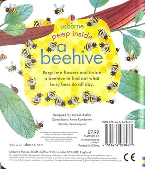 Паперова книга «Peep Inside a Beehive», автор Анна Мілборн - фото №2 - мініатюра