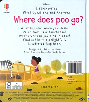 Бумажная книга «Where Does Poo Go?», автор Кэйти Дэйнс - фото №2 - миниатюра