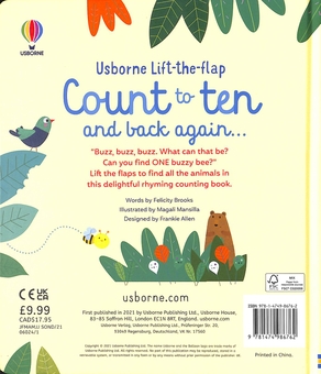 Паперова книга «Count to Ten and Back Again», автор Фелісіті Брукс - фото №2 - мініатюра