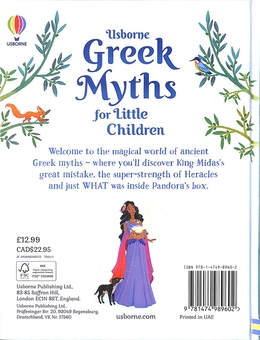 Бумажная книга «Greek Myths for Little Children», автор Рози Диккинс - фото №2 - миниатюра