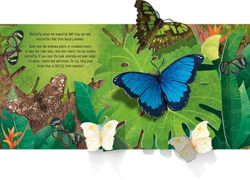 Паперова книга «Pop-Up Butterflies», автор Лаура Кован - фото №3 - мініатюра