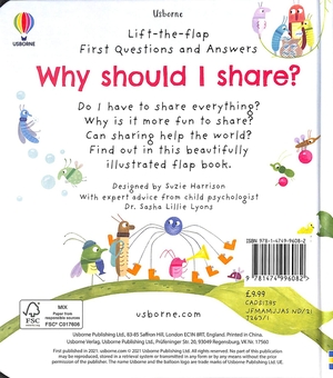 Бумажная книга «Lift-the-Flap First Questions and Answers. Why should I share?», автор Кэйти Дэйнс - фото №2 - миниатюра