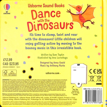 Паперова книга «Dance with the Dinosaurs», автор Сем Теплін - фото №2 - мініатюра