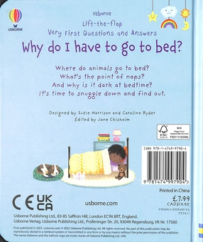 Паперова книга «Why do I have to go to bed?», автор Кеті Дейнс - фото №2 - мініатюра