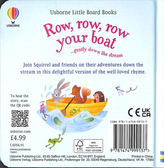 Бумажная книга «Row, row, row your boat gently down the stream», автор Рассел Пантер - фото №2 - миниатюра