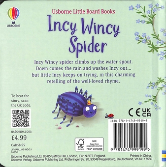 Бумажная книга «Incy Wincy Spider», автор Рассел Пантер - фото №2 - миниатюра