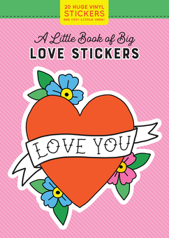 Паперова книга «A Little Book of Big Love Stickers» - фото №2 - мініатюра