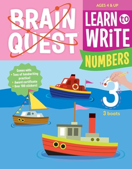 Паперова книга «Brain Quest Learn to Write: Numbers» - фото №1 - мініатюра