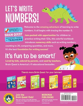 Паперова книга «Brain Quest Learn to Write: Numbers» - фото №2 - мініатюра