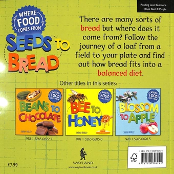 Бумажная книга «Where Food Comes From: Seeds to Bread», автор Сара Ридли - фото №2 - миниатюра