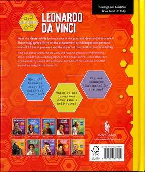 Бумажная книга «Masterminds. Leonardo Da Vinci», автор Стивен Уайт-Томсон - фото №2 - миниатюра