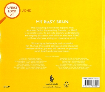 Бумажная книга «A First Look At. ADHD. My Busy Brain», автор Пэт Томас - фото №2 - миниатюра