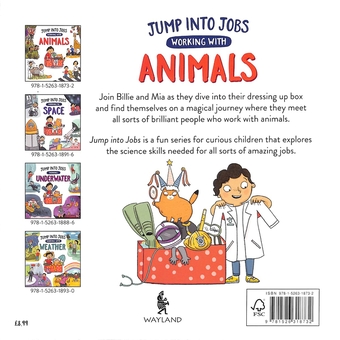Паперова книга «Jump into Jobs. Working with Animals», автор Кей Барнем - фото №2 - мініатюра