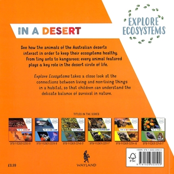 Бумажная книга «Explore Ecosystems: In a Desert», автор Сара Ридли - фото №2 - миниатюра