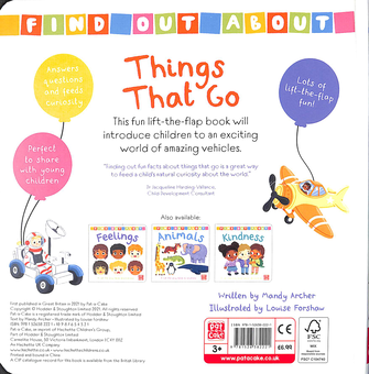Паперова книга «Things That Go», автор Менді Арчер - фото №2 - мініатюра