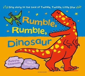 Бумажная книга «Rumble, Rumble, Dinosaur», автор Катрина Чарман - фото №1 - миниатюра