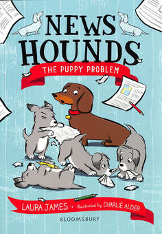 Бумажная книга «News Hounds: The Puppy Problem», автор Лора Джеймс - фото №1 - миниатюра