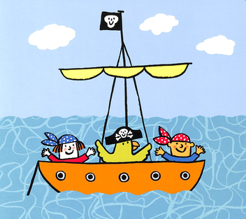 Бумажная книга «Go, Go, Pirate Boat», автор Катрина Чарман - фото №4 - миниатюра
