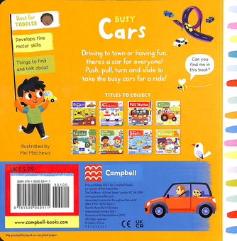 Бумажная книга «Busy Cars» - фото №2 - миниатюра