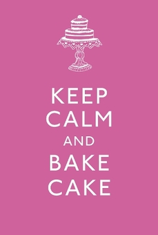 Бумажная книга «Keep Calm and Bake Cake» - фото №1 - миниатюра