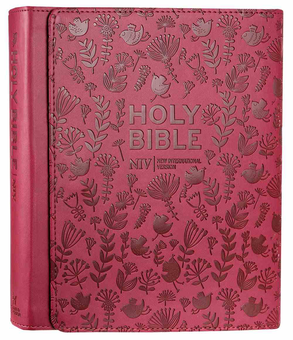 Бумажная книга «NIV Journalling Plum Soft-tone Bible with Clasp» - фото №2 - миниатюра