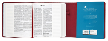 Бумажная книга «NIV Journalling Plum Soft-tone Bible with Clasp» - фото №3 - миниатюра