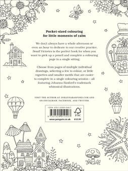 Паперова книга «Small Victories: A Colouring Book of Little Wins and Miniature Masterpieces», автор Джоанна Басфорд - фото №2 - мініатюра