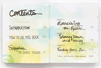 Паперова книга «Doodle Zen. Finding Creativity and Calm in a Sketchbook», автор Дон ДеВріс Сокол - фото №3 - мініатюра