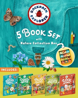 Бумажная книга «Backpack Explorer 5-Book Set with Nature Collection Box» - фото №1 - миниатюра