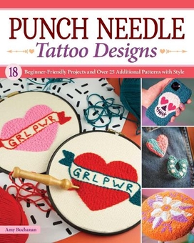 Паперова книга «Punch Needle: Tattoo Designs», автор Емі Бьюкенен - фото №1 - мініатюра